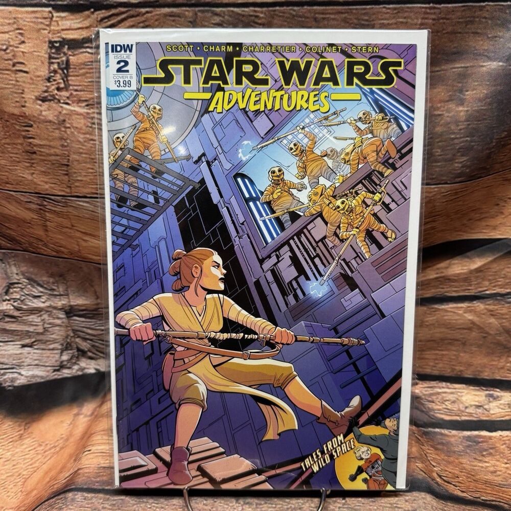 Star Wars Adventures #2 Cover B Variant IDW Rey Tales Wild Space Comic Book